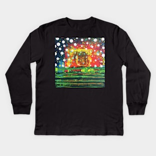 Attuned - Core Feeling : Inner Power Painting Kids Long Sleeve T-Shirt